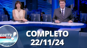 RedeTV News (22/11/24) | Completo