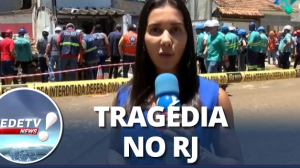 Idosa morre soterrada após rompimento de adutora no RJ