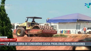 Grande SP: obra causa problemas para a vizinhança em Cotia