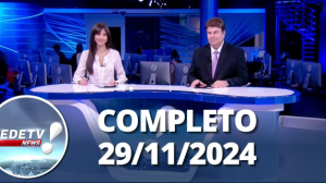 RedeTV News (29/11/24) | Completo