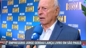 Empresário Jorge Gerdau lança livro em São Paulo