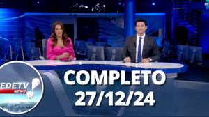 RedeTV News (27/12/24) | Completo