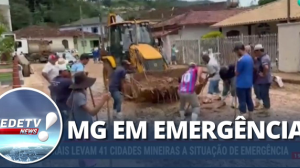 Temporais levam 41 cidades mineiras a situação de emergência