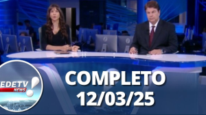 RedeTV News (12/03/25) | Completo