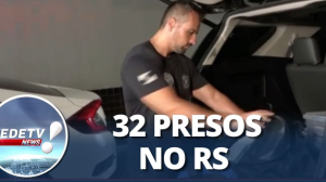 RS: Polícia prende 32 pessoas por tráfico, extorsão e agiotagem