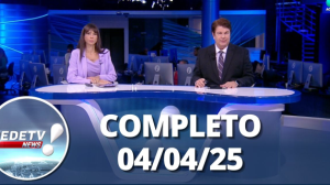 RedeTV News (04/04/25) | Completo