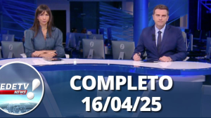 RedeTV News (16/04/25) | Completo