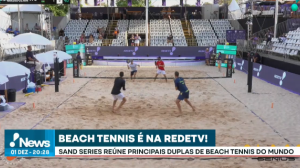 Beach Tennis: Sand Series reúne principais duplas da modalidade do mundo