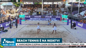 Vitória Marchezini e Sophia Chow estão na final do Sand Series Tour Finals