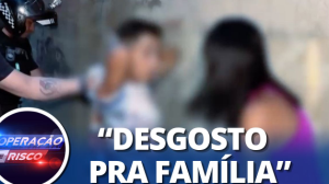 Mãe se enfurece ao ver o filho preso: "vou descer a porrada em você"