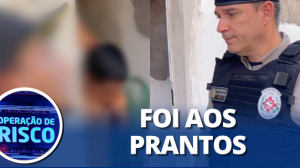 Traficante é questionado na frente do filho: "Não era pra dar exemplo?"