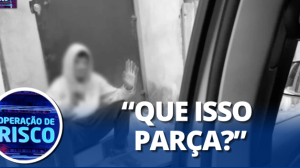 Homem deixa comparsa para trás em abordagem policial