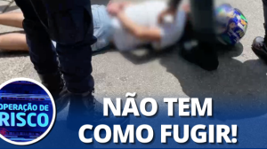 Pego de surpresa! Câmera flagra criminoso procurado, que acaba preso