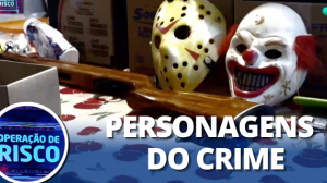 Polícia monitora e captura indivíduos que usavam máscara do Jason em roubos