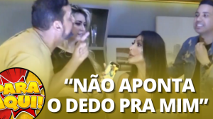 Flávia Noronha tem paciência testada em pegadinha com falsos produtores
