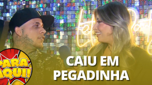 MC Pedrinho chama a segurança após confusão em entrevista
