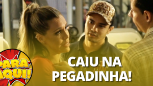 Renata Banhara perde a paciência e joga água em diretor de comercial