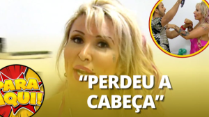 Sabrina Boing Boing bate-boca e avança em falso repórter em pegadinha
