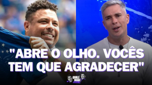 Torcida do Cruzeiro critica Ronaldo Fenômeno