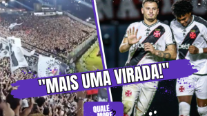 Vasco X Athletico PR: "Torcida tá fazendo a diferença em São Januário", diz