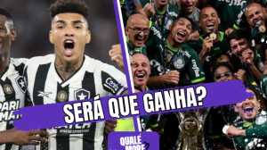 Botafogo vai tropeçar e Palmeiras pode ser o campeão do Brasileirão?