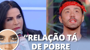 Solange Gomes sobre Rico Melquiades: "Sempre gostei dele, mas pegou pesado"