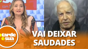 Sonia Abrão lamenta morte de Cid Moreira: "A voz mais bela do jornalismo"