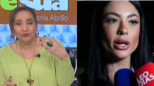 Madura? Sonia Abrão repercute entrevista com namorada de Belo e elogia