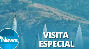 Presença de baleias entre veleiros dá toque especial ao evento no litoral