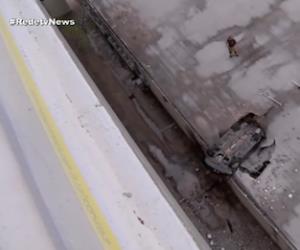 Motorista sobrevive aps carro cair de sete andares