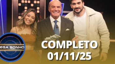 Mega Sonho: Guilherme Napolitano e Marília Tavares (01/11/2025) | Completo