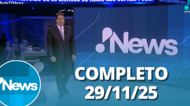RedeTV! News (29/11/25) | Completo