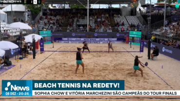 BEACH TENNIS: Sophia Chow e Vitória Marchezini vencem o Tour Finals