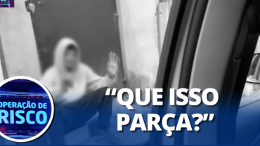 Homem deixa comparsa para trás em abordagem policial