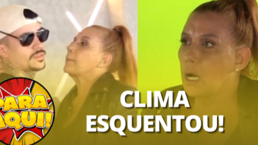 Rita Cadillac se irrita com falso funkeiro: "Está me chamando de velha?"