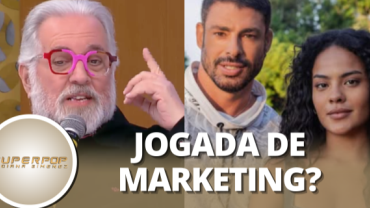 Leão Lobo desconfia de "briga" entre Bella Campos e Cauã Reymond