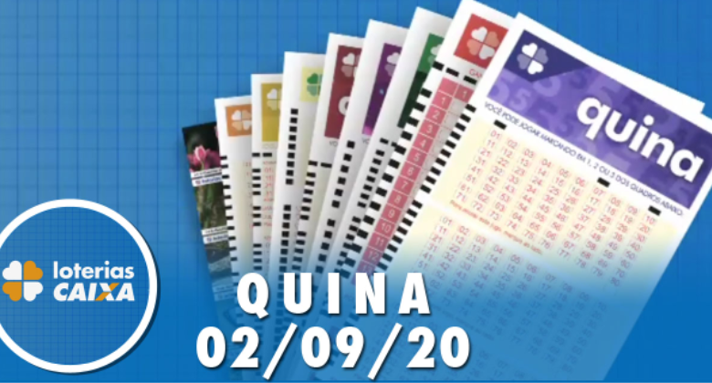 Resultado da Quina - Concurso nº 5356 - 02/09/2020 RedeTV!